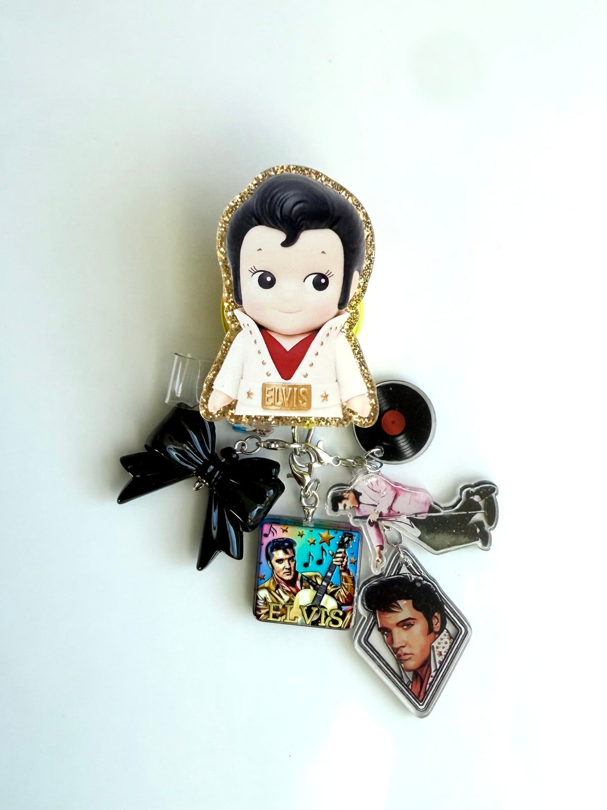 Elvis Angel Baby Interchangeable Badge Reel