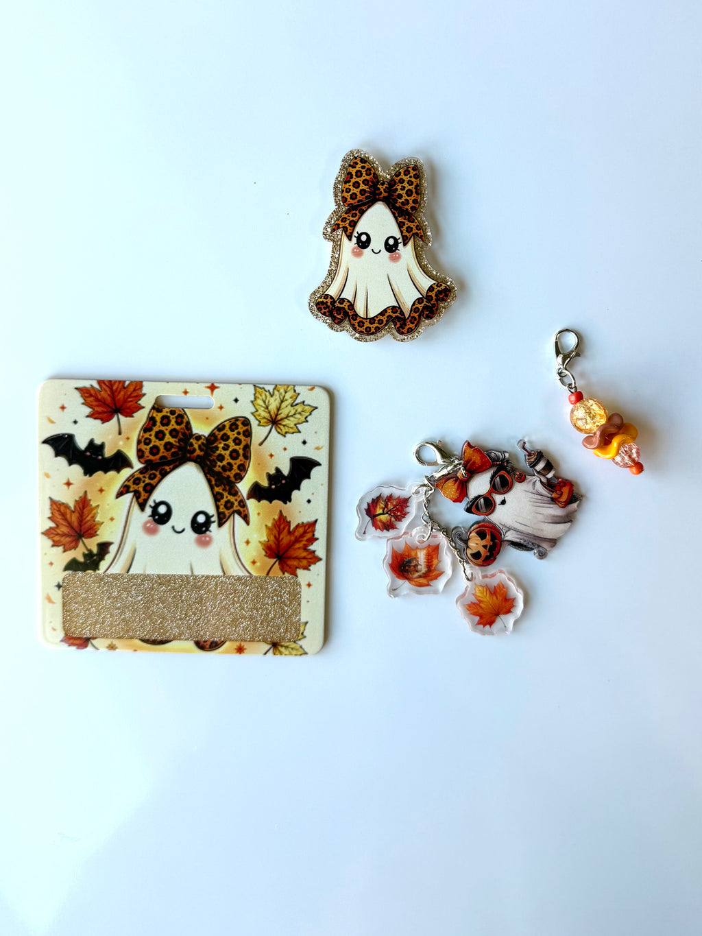 Fall Ghost Interchangeable Badge Reel Buddy