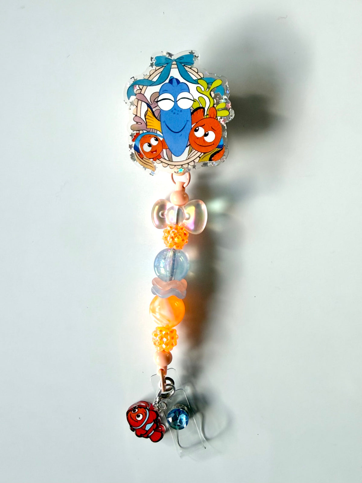 Dory, Marlin & Nemo Beaded Interchangeable Badge Reel