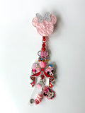 Miss Min Beaded Interchangeable Badge Reel
