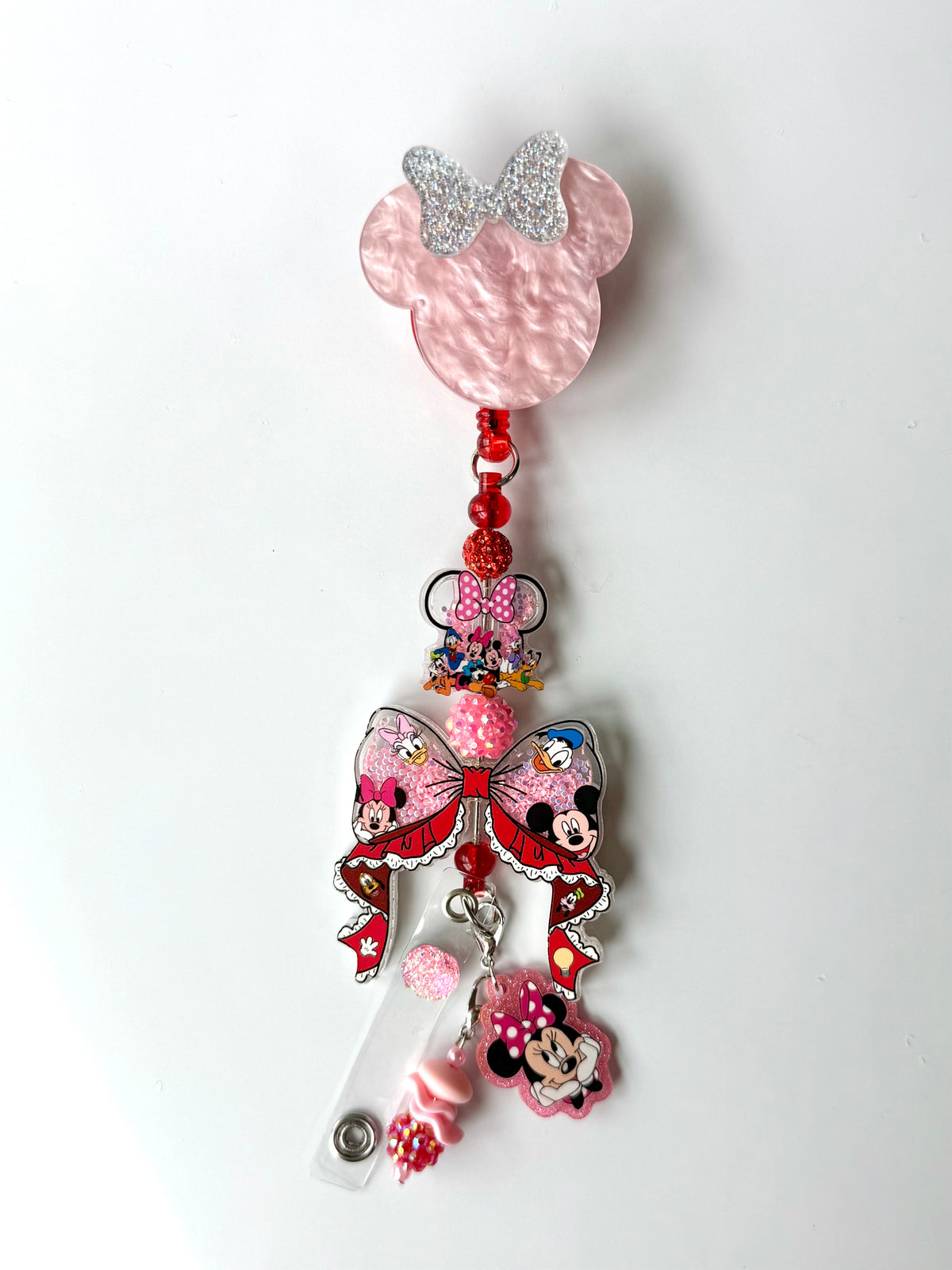 Miss Min Beaded Interchangeable Badge Reel