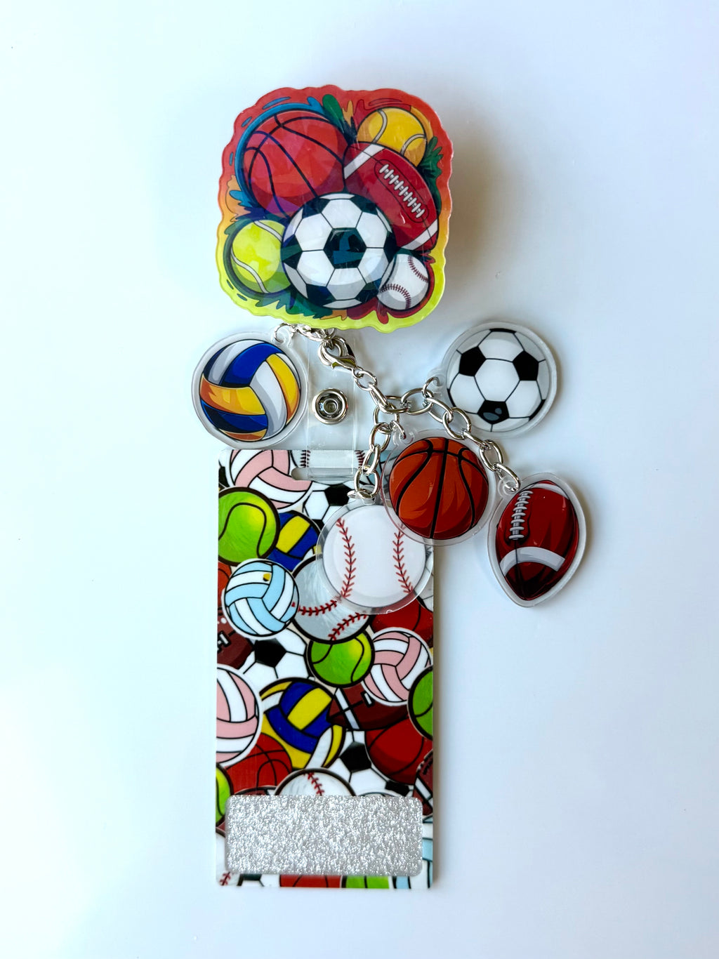 Sports Interchangeable Badge Reel