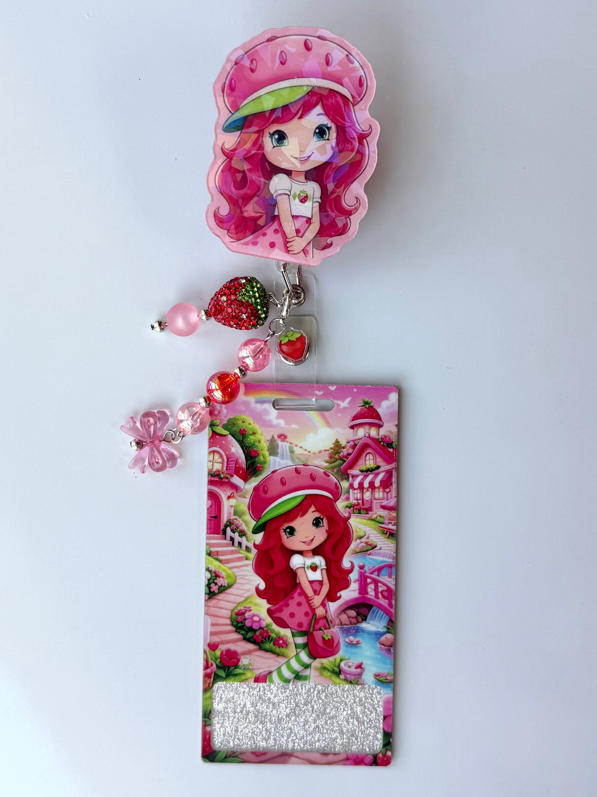 Strawberry Shortcake Interchangeable Badge Reel