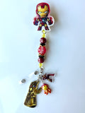 Mr. Stark Beaded Interchangeable Badge Reel