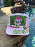 Green Monster Christmas Cap