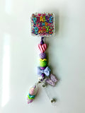 Praise & Pray Beaded Interchangeable Badge Reel