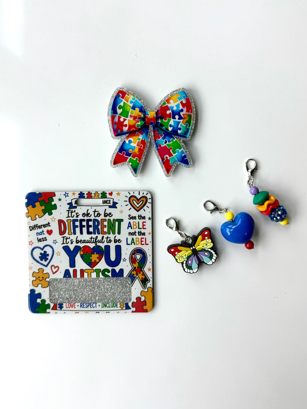Autism Awareness Interchangeable Badge Reel Buddy