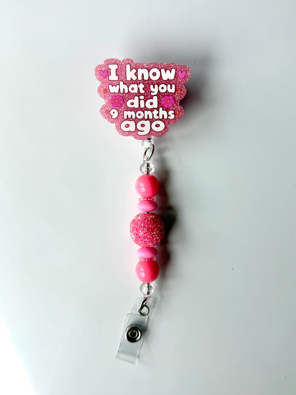 Obgyn/L&D Beaded Interchangeable Badge Reel