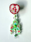 Mermaid Princess Beaded Interchangeable Badge Reel