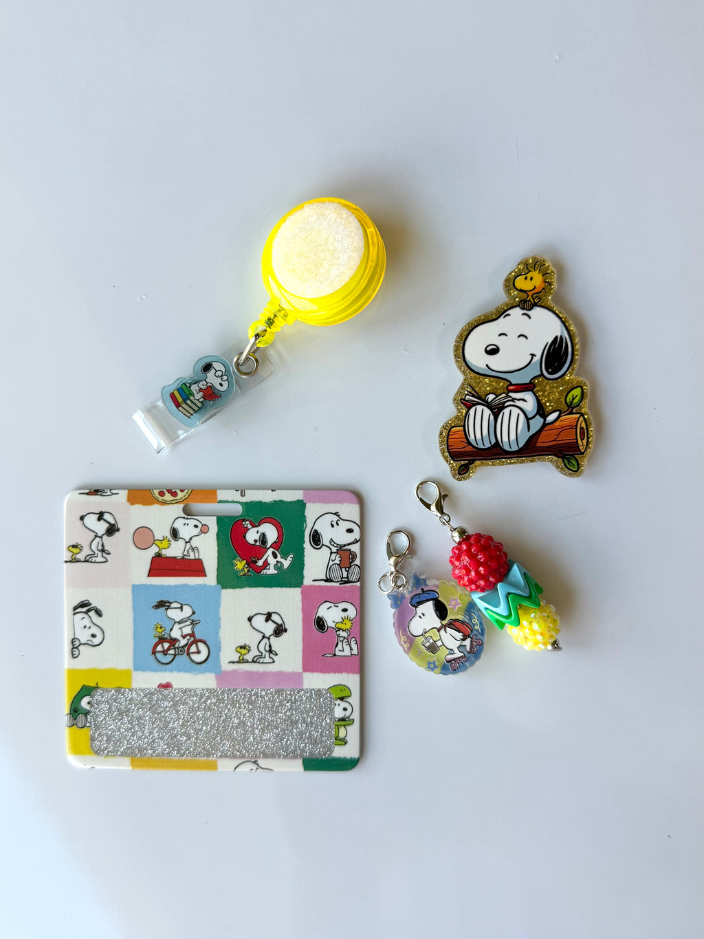 Snoopy & Woods Interchangeable Badge Reel