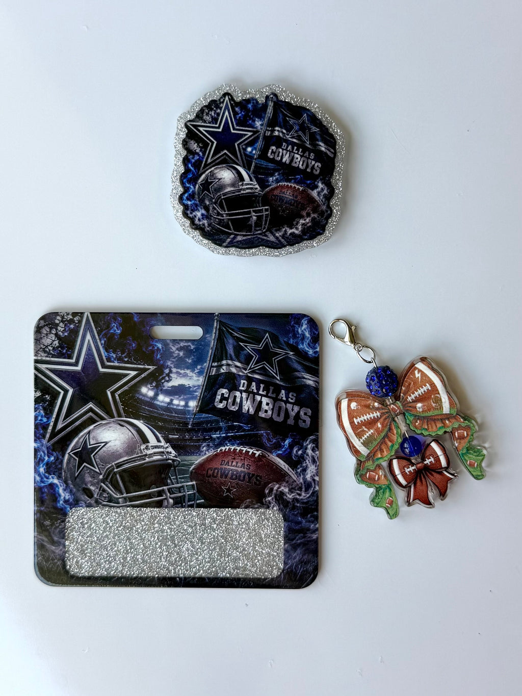 Cowboys Football Interchangeable Badge Reel
