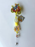 Tom & Jerry Beaded Interchangeable Badge Reel
