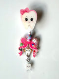 Tooth Fairy Beaded Interchangeable Badge Reel