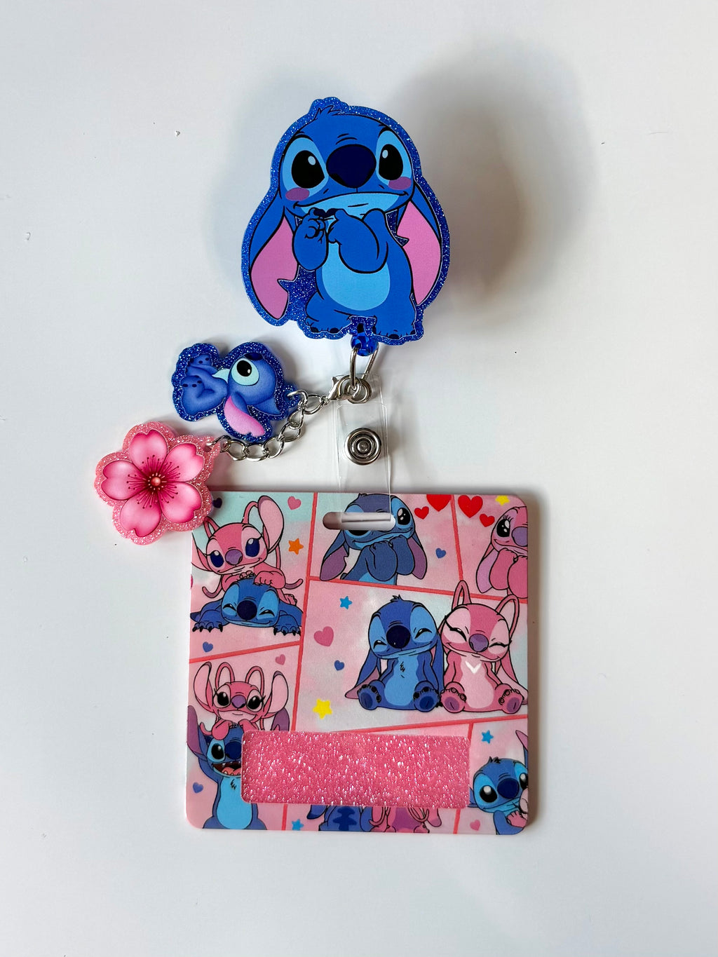 Stitchy & Angel Interchangeable Badge Reel Buddy
