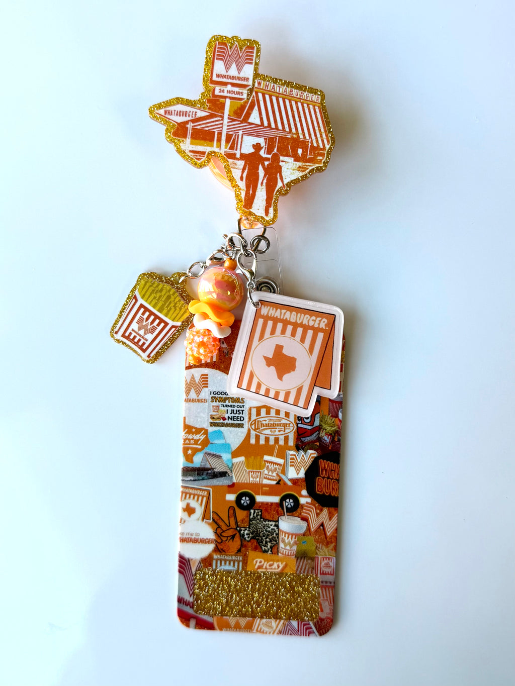 Whataburger Interchangeable Badge Reel