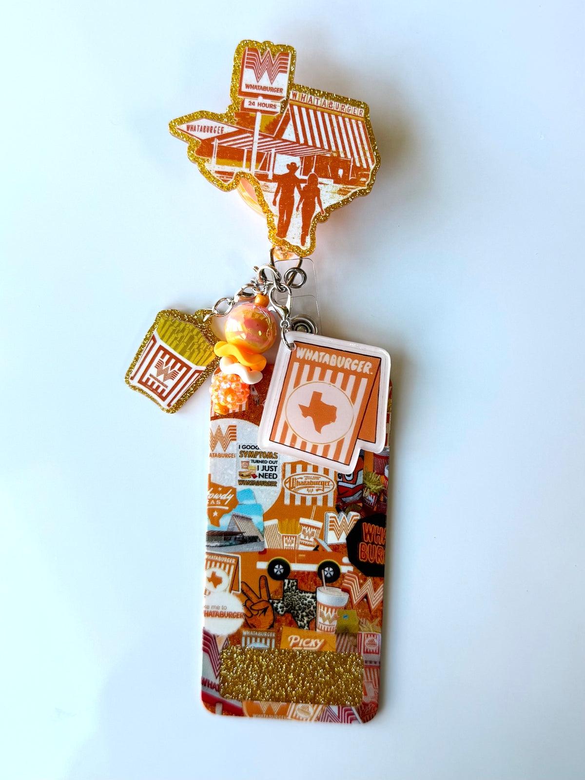 Whataburger Interchangeable Badge Reel