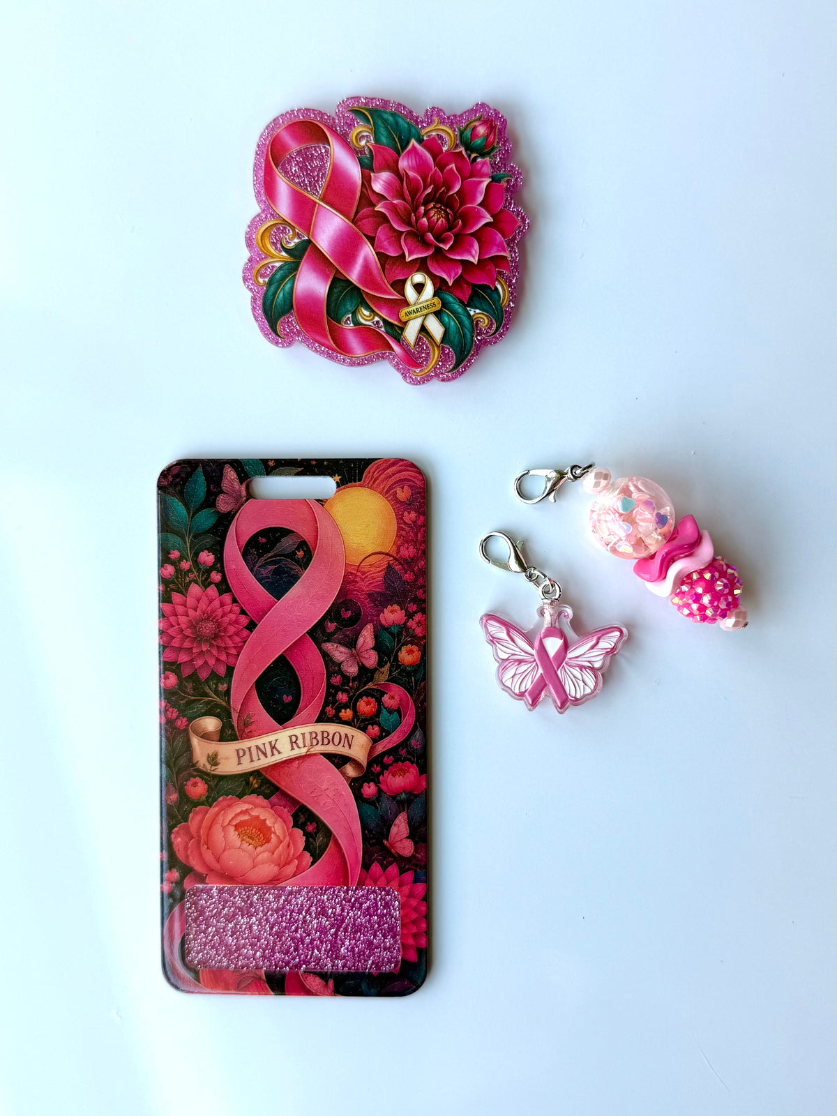 Breast Cancer Awareness Interchangeable Badge Reel Buddy