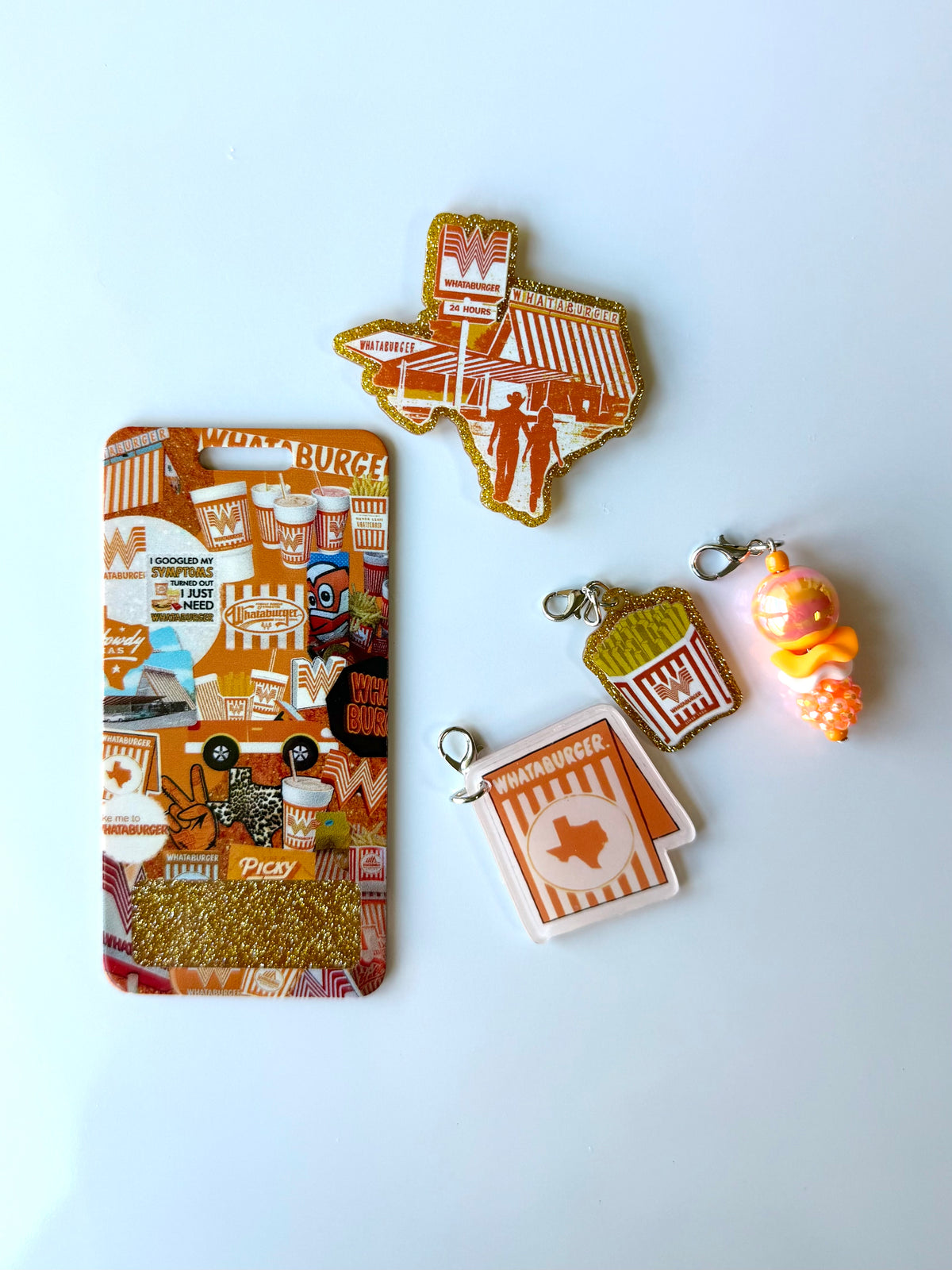 Whataburger Interchangeable Badge Reel