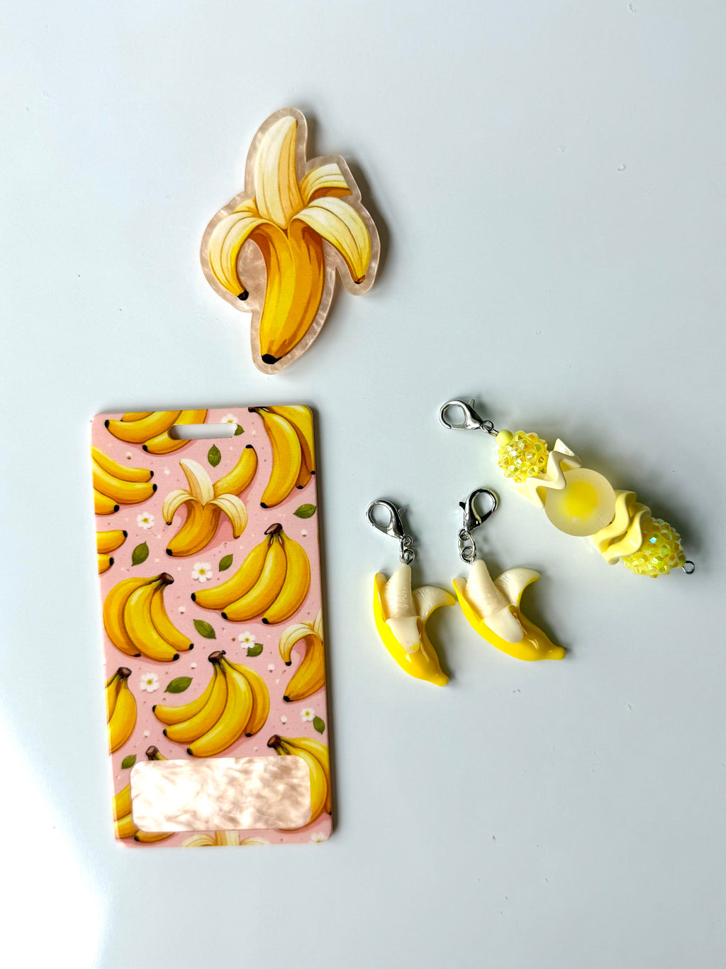 Banana Interchangeable Badge Reel