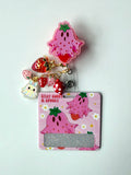 Strawberry Ghost Interchangeable Badge Reel Buddy