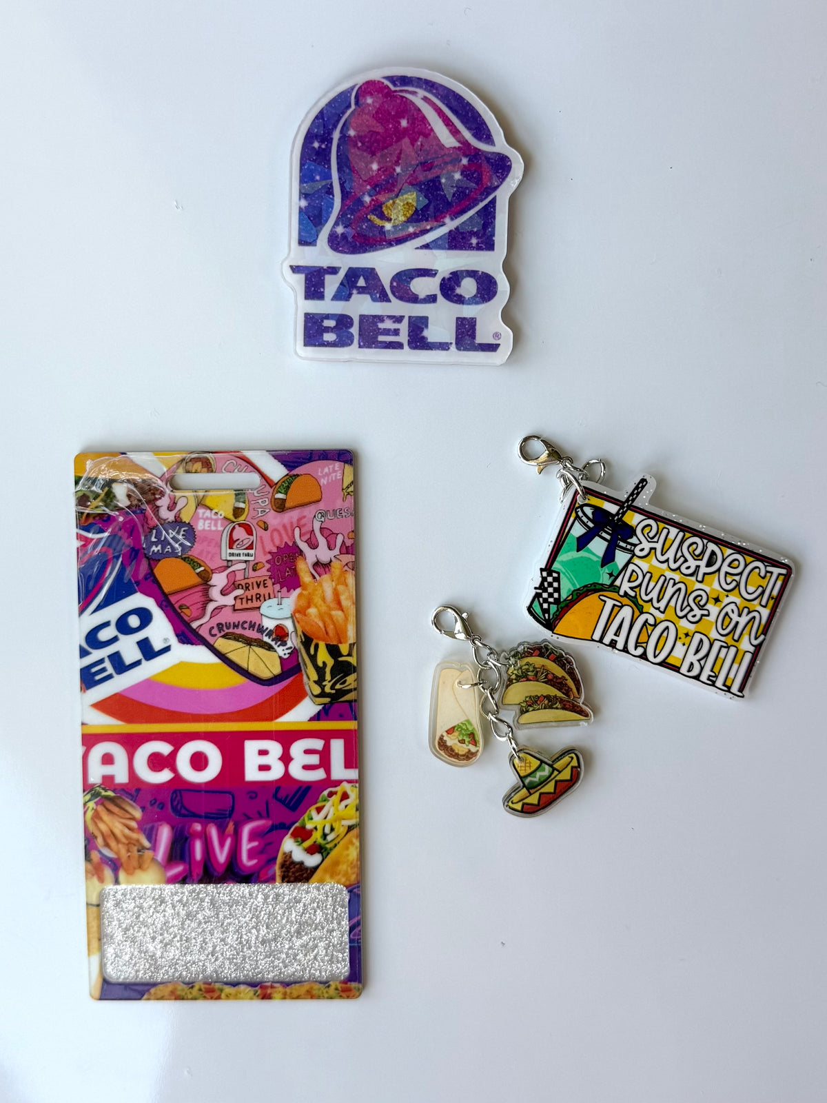 Taco Bell Interchangeable Badge Reel
