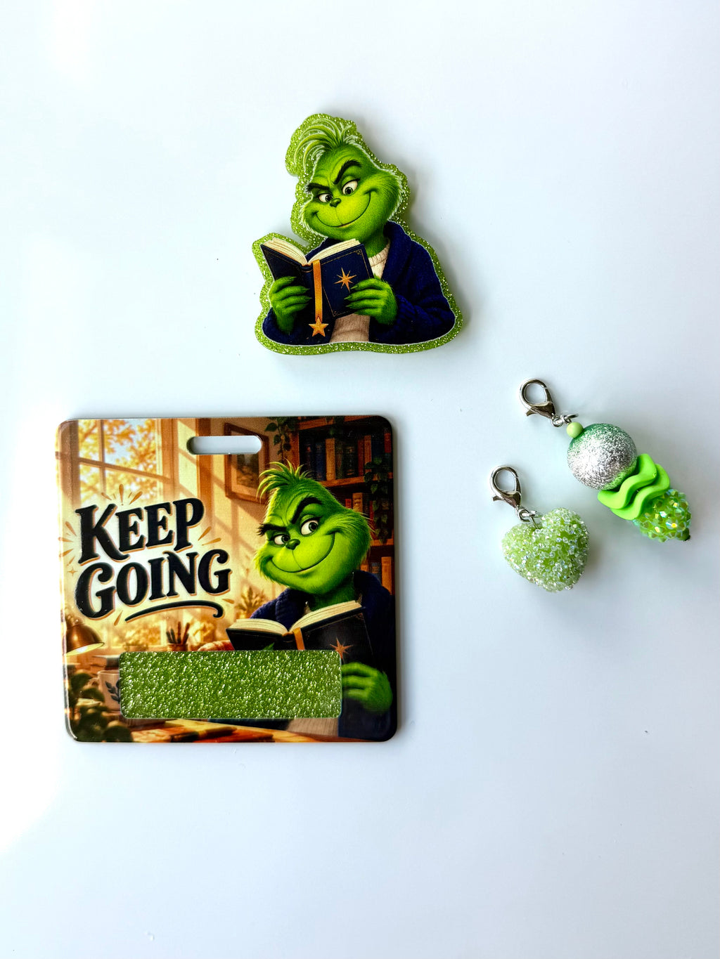 Green Monster Interchangeable Badge Reel