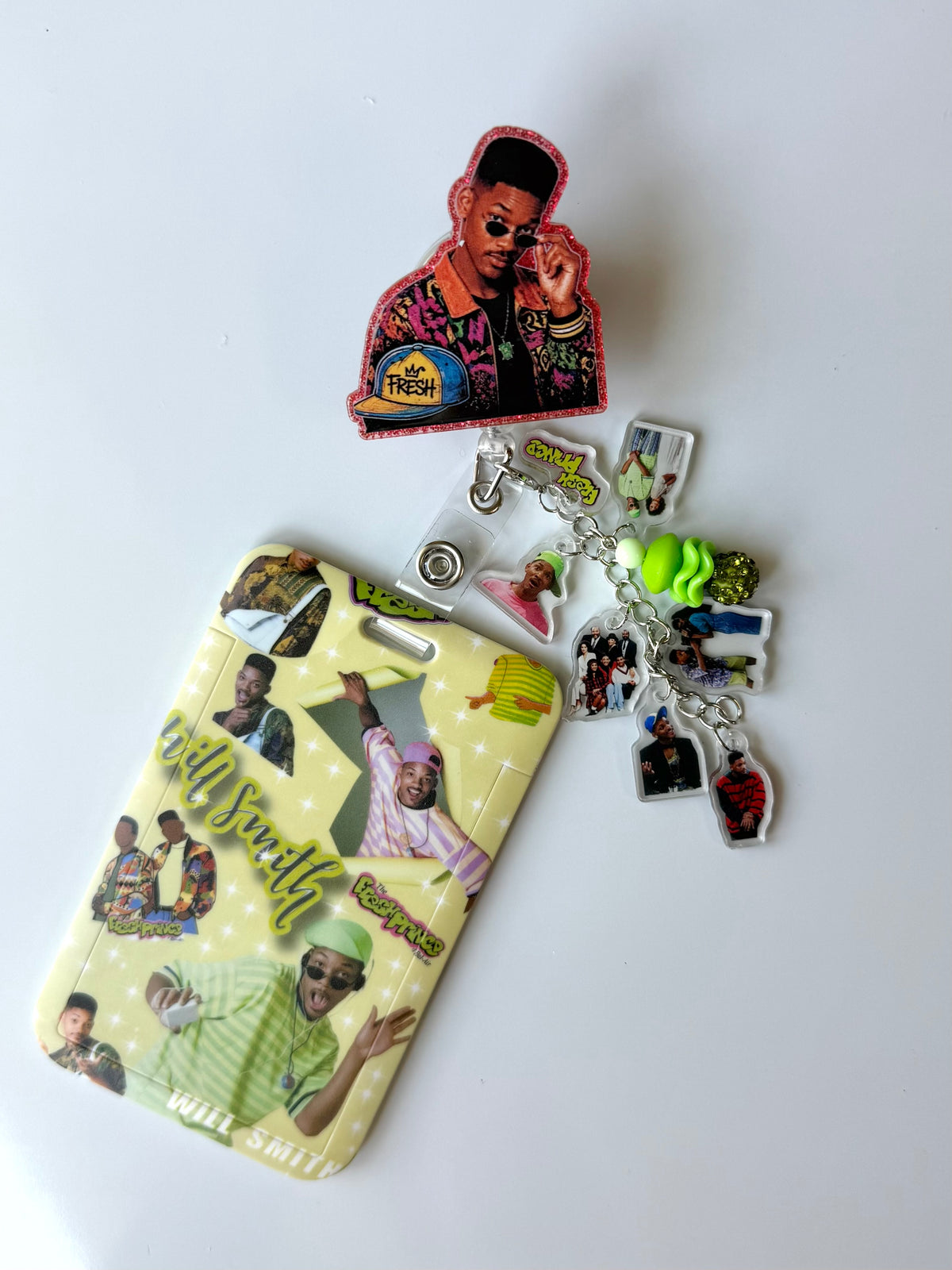Fresh Prince Charmed Badge Reel with ID Holder