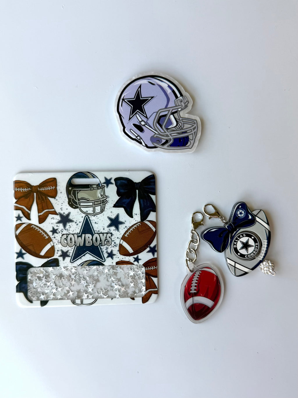 Dallas Cowboys Helmet Interchangeable Badge Reel