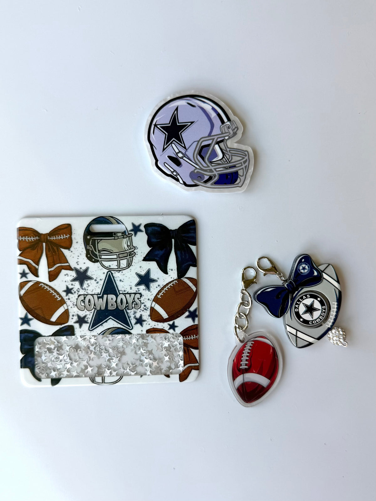 Dallas Cowboys Helmet Interchangeable Badge Reel