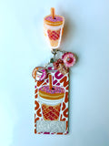 Dunk Donuts Interchangeable Badge Reel
