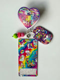 90s Rainbow Interchangeable Badge Reel Buddy