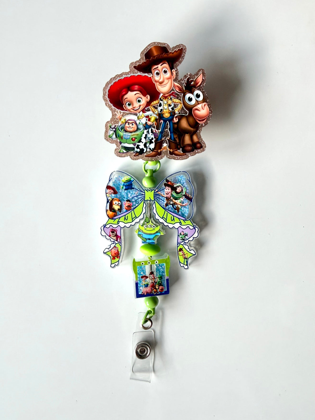 Toy Beaded Interchangeable Badge Reel