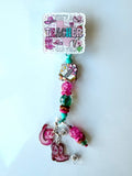 Teacher Beaded Interchangeable Badge Reel