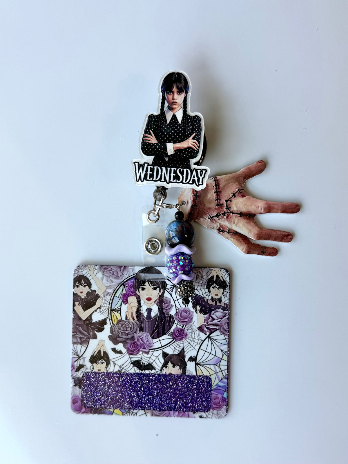 Wednesday Interchangeable Badge Reel Buddy