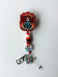 Chuckles Horror Beaded Interchangeable Badge Reel