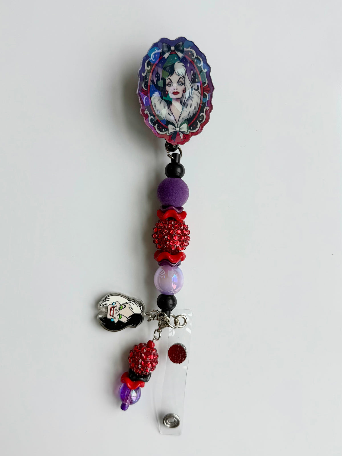 Villain Cruel Beaded Interchangeable Badge Reel