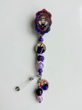 Villain Evil Queen Beaded Interchangeable Badge Reel