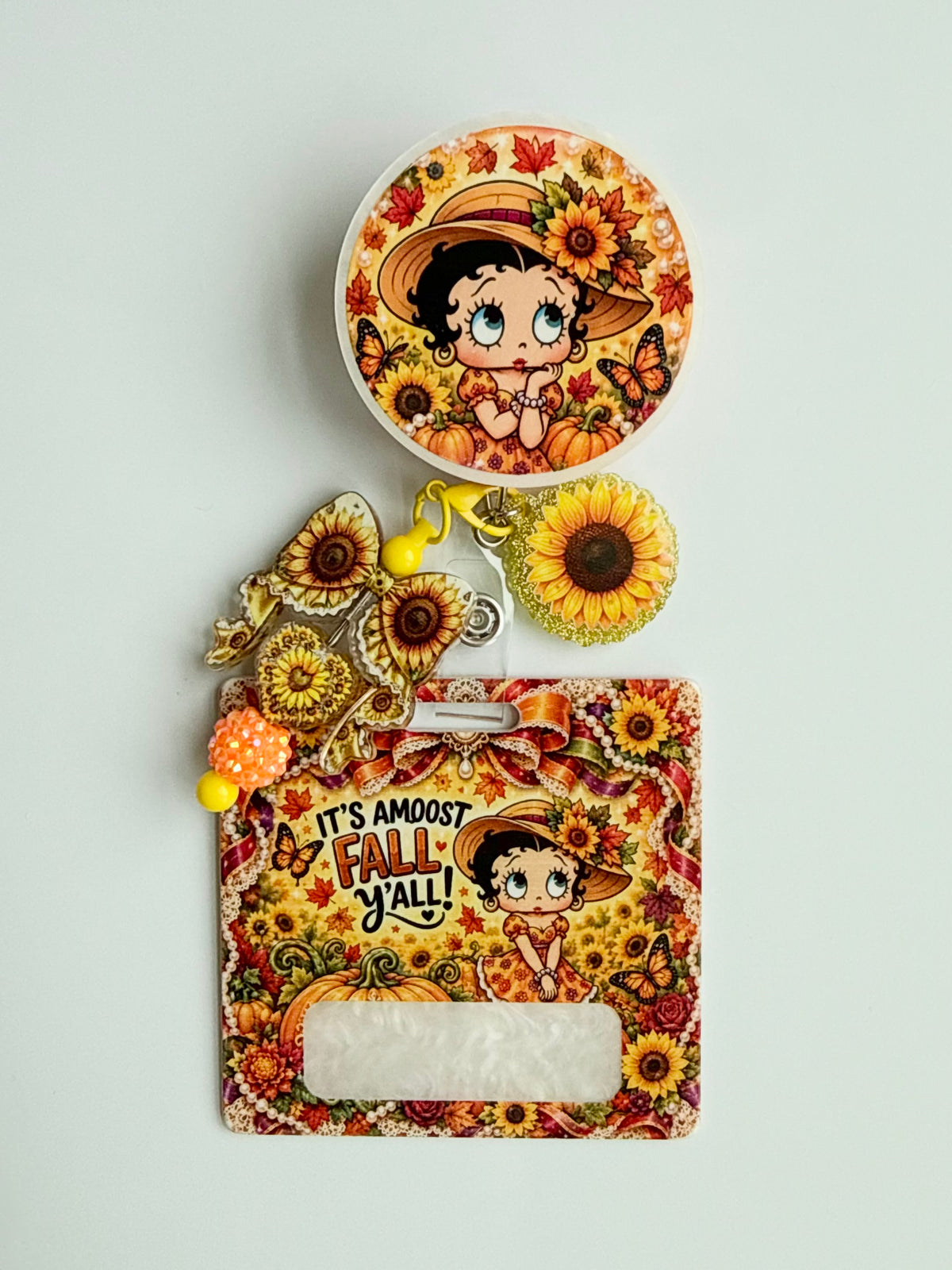 Betty Interchangeable Badge Reel