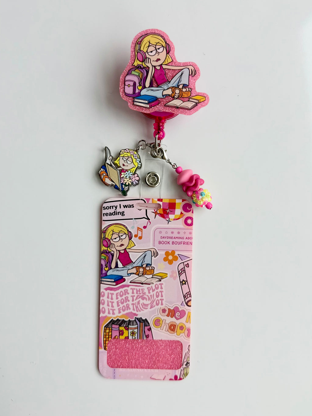 Lizzie Girl Interchangeable Badge Reel Buddy