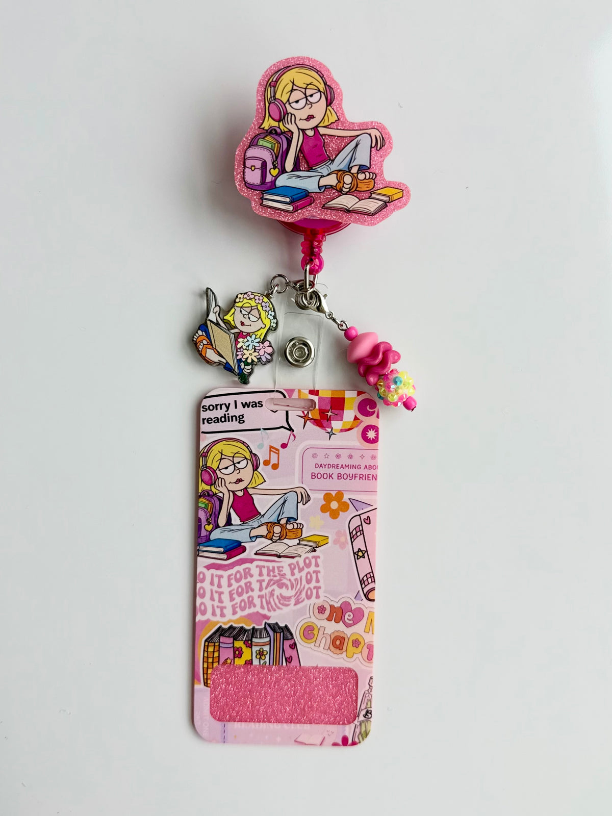Lizzie Girl Interchangeable Badge Reel Buddy