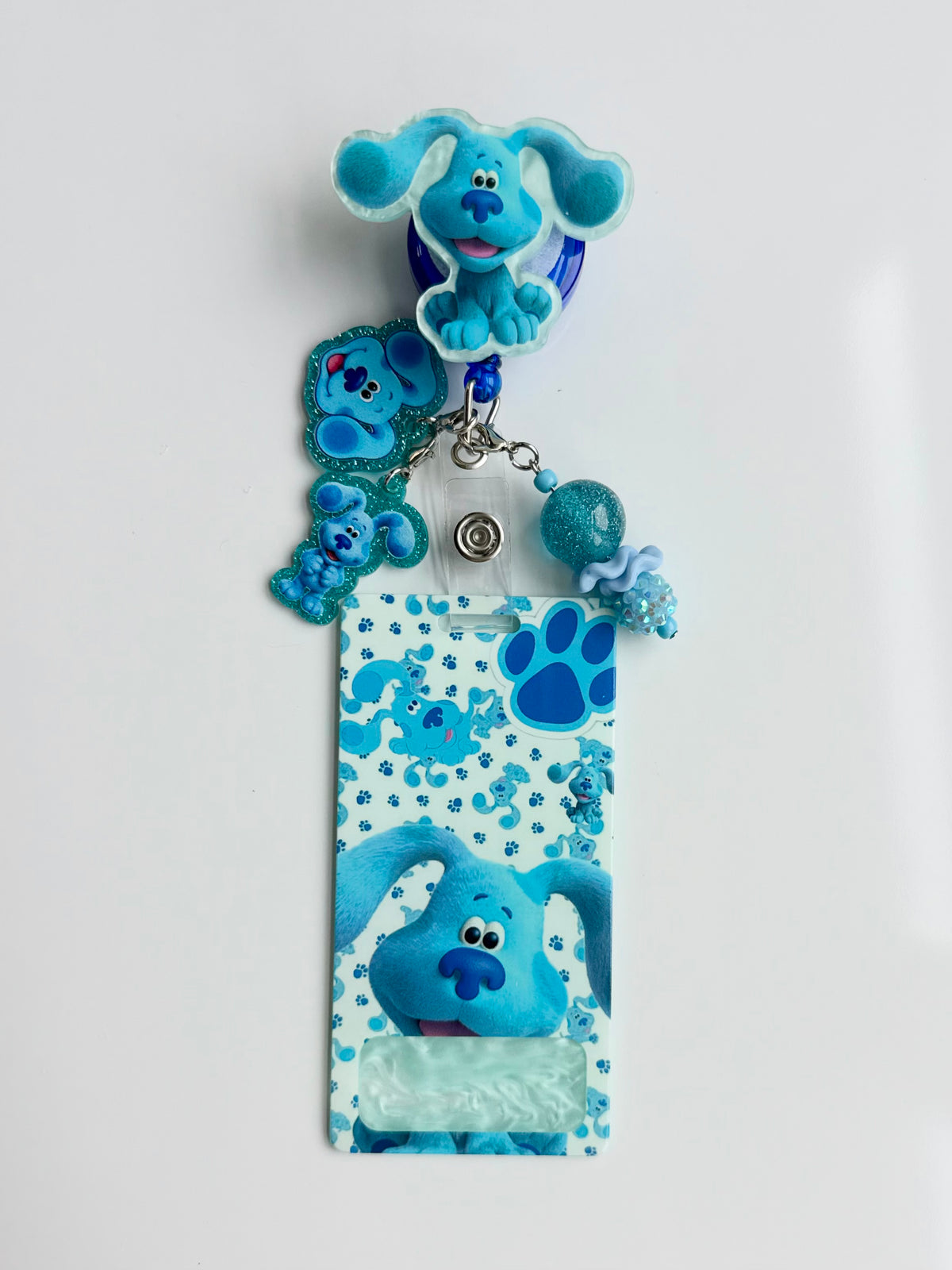 Blue Dog Interchangeable Badge Reel Buddy