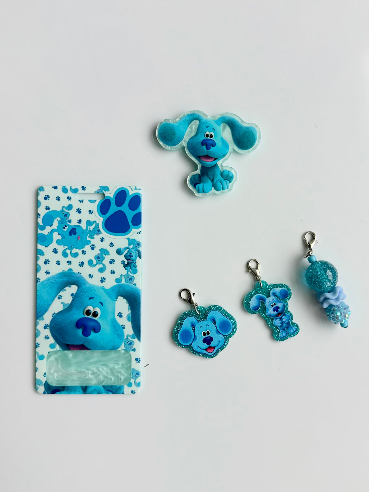 Blue Dog Interchangeable Badge Reel Buddy