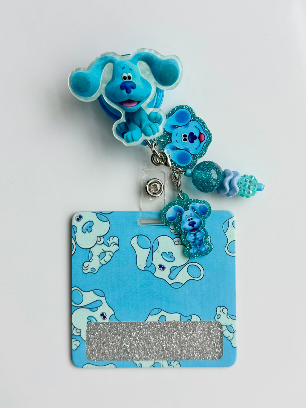 Blue Dog Interchangeable Badge Reel Buddy