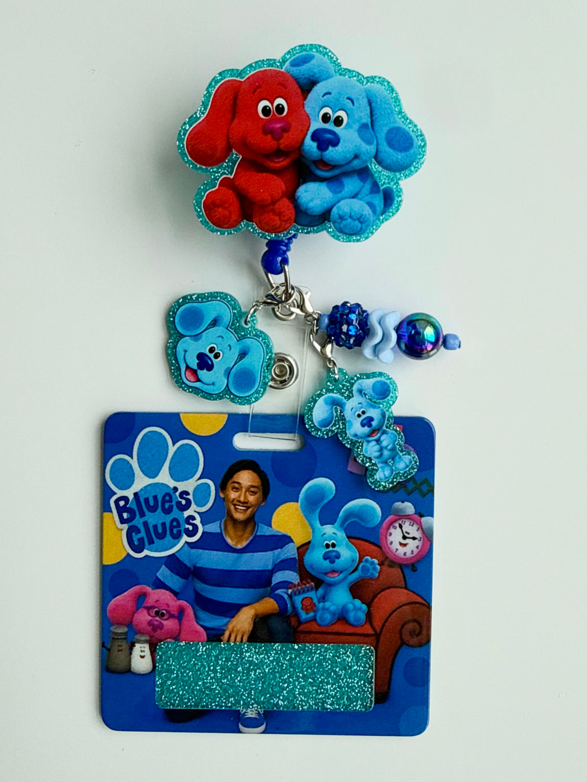 Blue Dog Interchangeable Badge Reel Buddy
