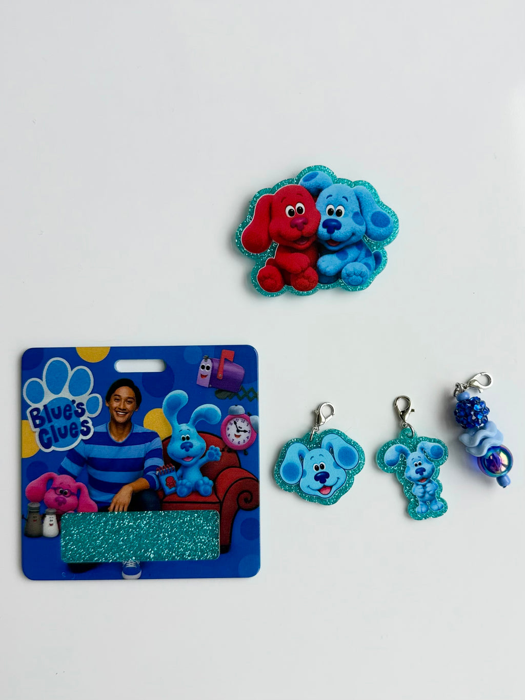 Blue Dog Interchangeable Badge Reel Buddy