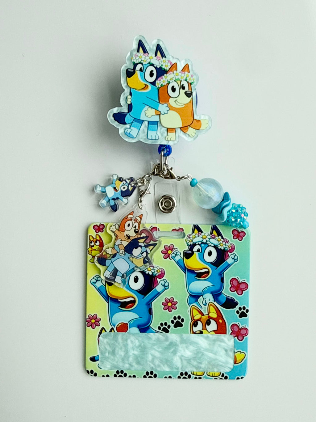 Blue Dog Interchangeable Badge Reel Buddy