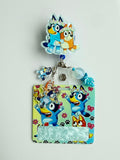 Blue Dog Interchangeable Badge Reel Buddy