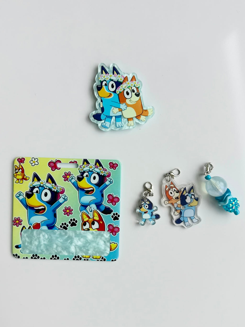 Blue Dog Interchangeable Badge Reel Buddy