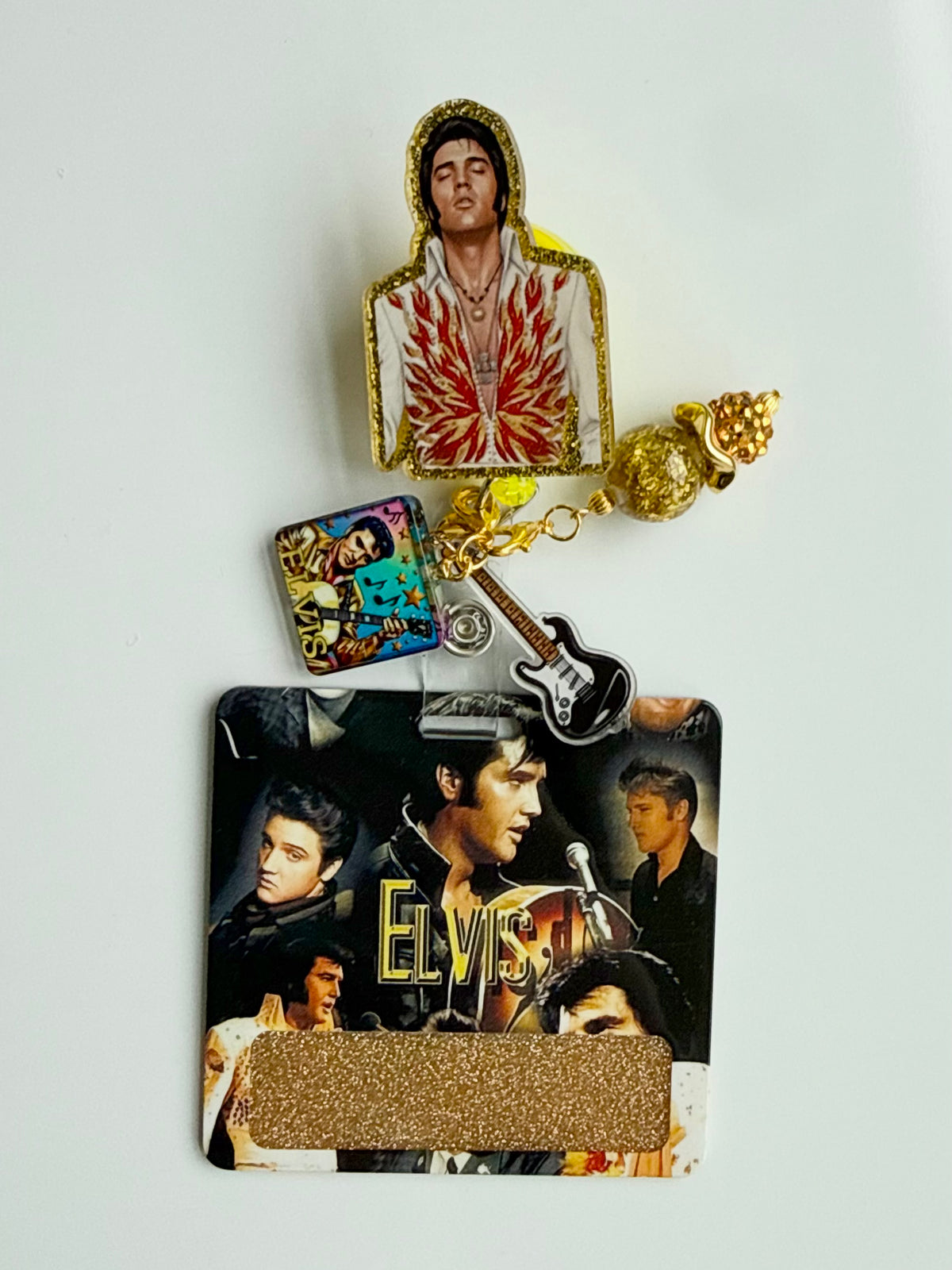 Elvis Interchangeable Badge Reel Buddy