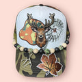 Camo & White Deer Trucker Hat